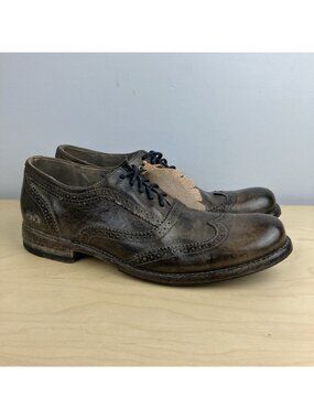 Bed Stu Men’s Size 9.0 Cobbler Series Brown Leather Wingtip Oxford Shoes NWT